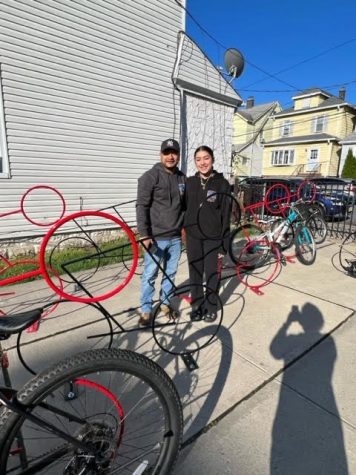 Bike Rack Donation from One of KHSs Own!